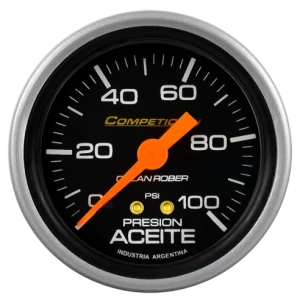 RELOJ PRESION ACEITE 100 PSI 60MM ORLAN ROBER