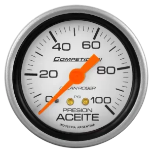 RELOJ PRESION ACEITE 100 PSI 60MM ORLAN ROBER
