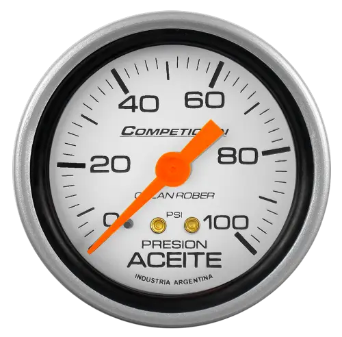 RELOJ PRESION ACEITE 100 PSI 60MM ORLAN ROBER
