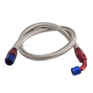 MANGUERA TRENSADA ACERO INOXIDABLE AN8 1MT