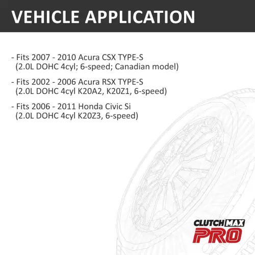 HONDA K20 6-VELOCIDADES Stage 4 CLUTCHMAX PRO - Imagen 5