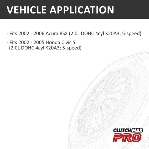 HONDA K20 5-VELOCIDADES Stage 3 CLUTCHMAX PRO - Imagen 5
