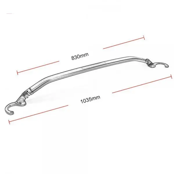 STRUT BAR DELANTERA HONDA CIVIC EG-EK, DEL SOL, INTEGRA - Imagen 6
