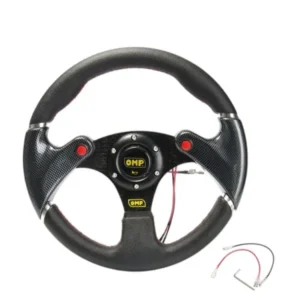 VOLANTE OMP CON BOTON 320MM