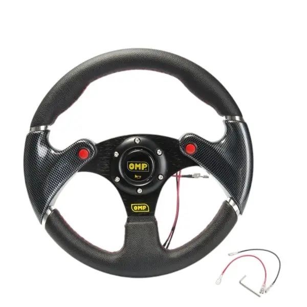 VOLANTE OMP CON BOTON 320MM