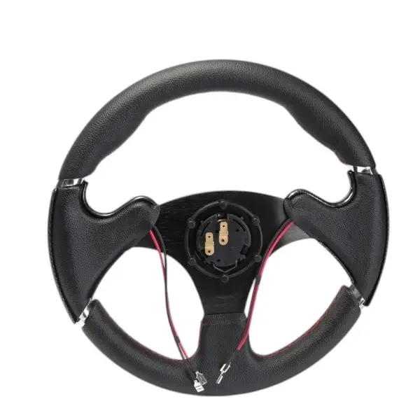 VOLANTE OMP CON BOTON 320MM - Imagen 7